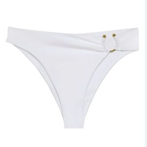 Jade Swim White Demi Bottom (Large)